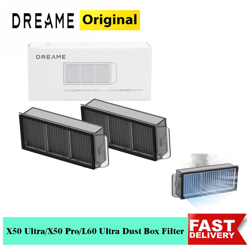 Filtro HEPA Original Para Robô DREAME X50 Ultra/X50 Pro/Matrix10 L60 PE/L40s L50 MOVA V50