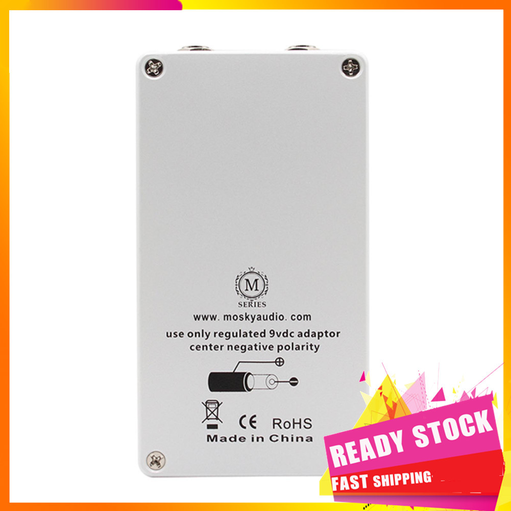 Gfgfgfgg Pedal phaser para guitarra elétrica, mini efeito com controle de nível de profundidade de taxa, efeitos de