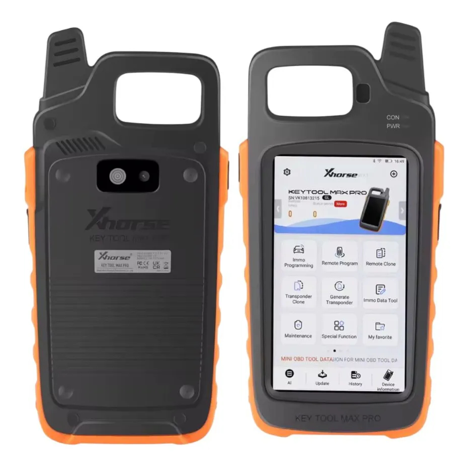 Key Tool Max Pro Xhorse Programador de Chaves Automotivas IMMO OBD CAN FD Bluetooth Wi-Fi Android Original