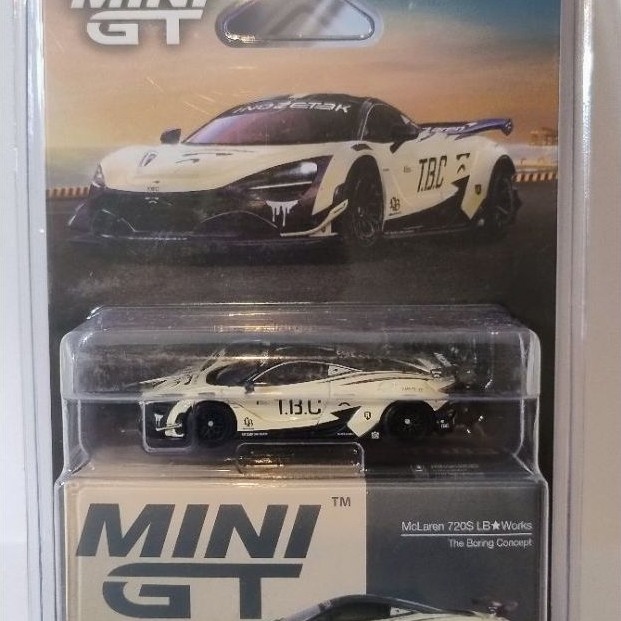 MINI GT MCLAREN 720S THE BORING CONCEPT 1:64