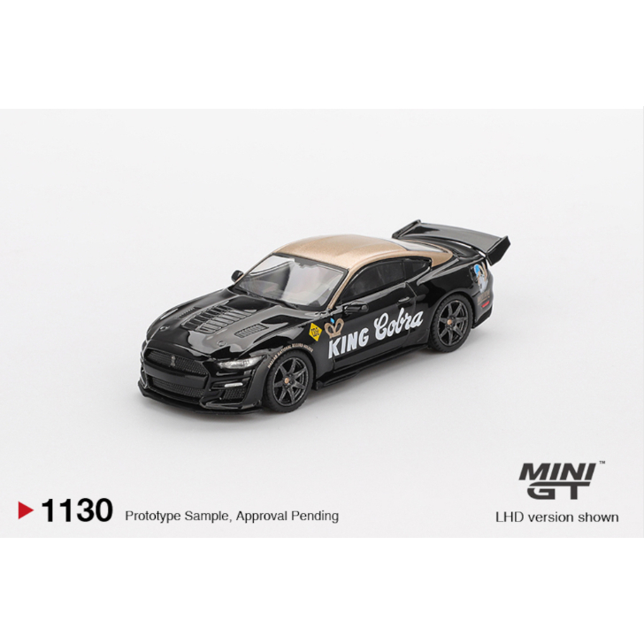 Mini GT Shelby GT500 Dragon Snake Concept Black/Gold 1:64 #1130