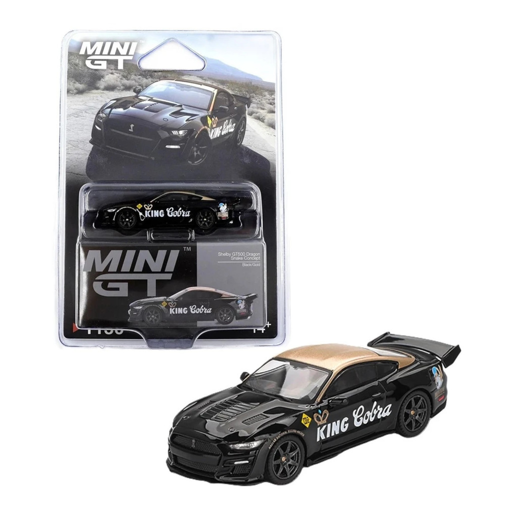 MINI GT Shelby GT500 Dragon Snake Concept Black/Gold #1130