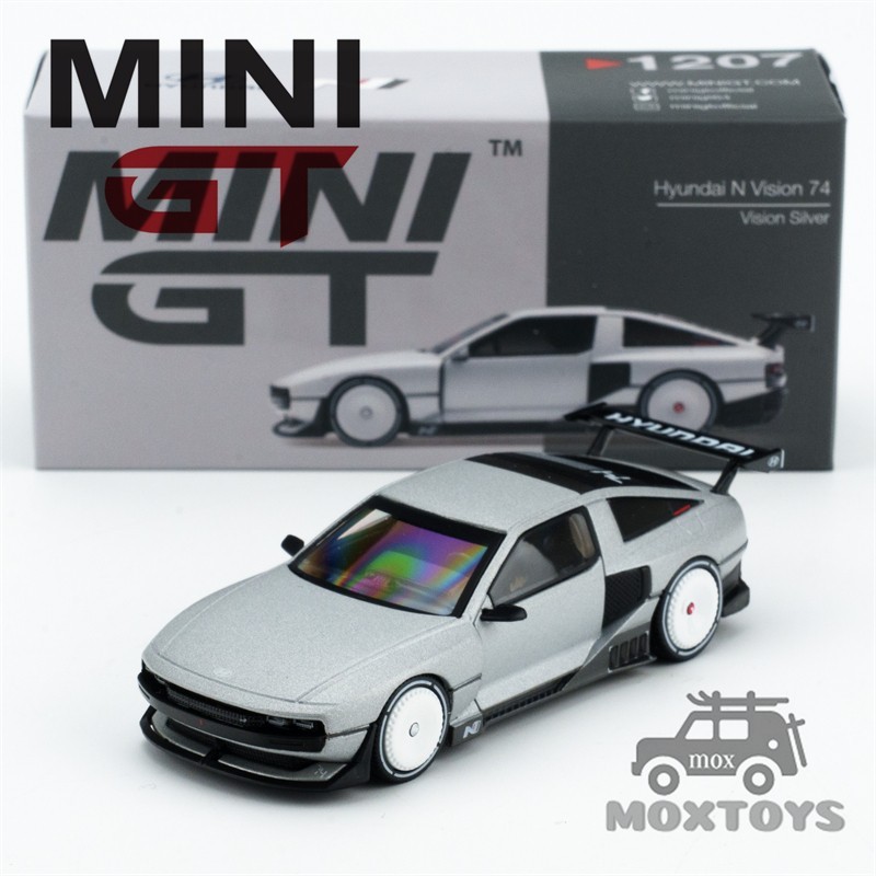 MINI GT 1 : 64 Hyundai Concept N Vision 74 (VP2) Modelo De Carro Fundido