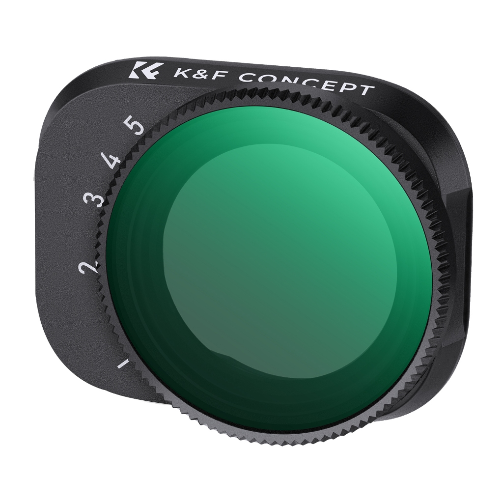 K & F CONCEPT , Adequado Para Filtros ND2-32 Ajustáveis Da Série DJI Mini 3/3pro , Revestidos Com Filme Verde anti-Refle