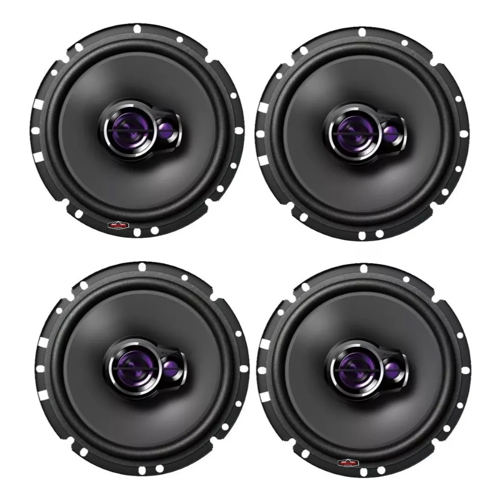 Alto Falante Pioneer Tampão Ou Portas 6 Pol 04 Unidades 50w Preto/cinza