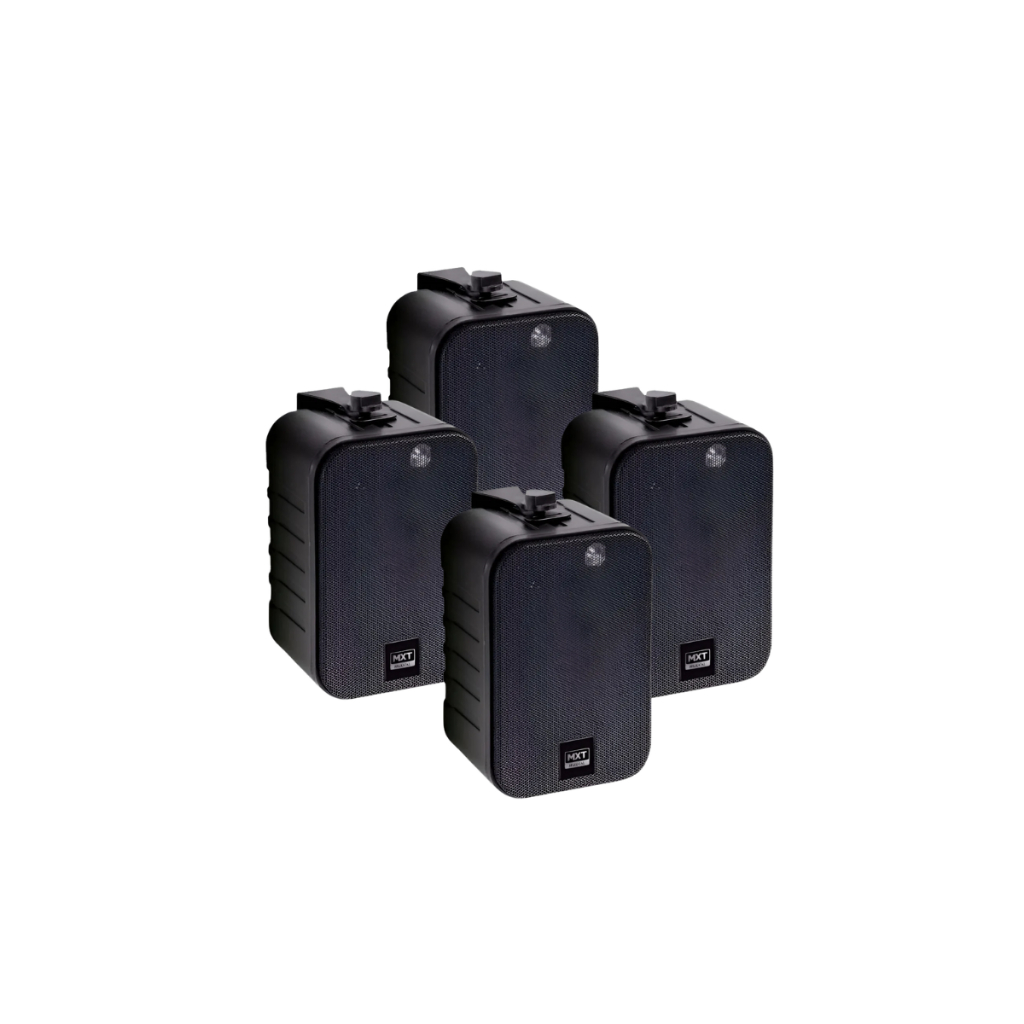 Kit 2 Par De Caixas De Som Para Ambiente 50w Rms Mxt Mxk-25