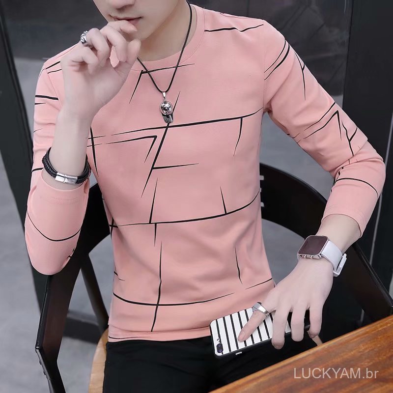 [Flash sale]Advanced Sense Quick-Drying T Shirt Spring and Autumn Men's Long Sleeve t Thin shirt, Korean-style trendy ba