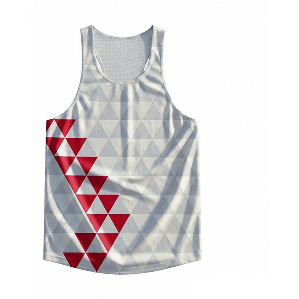 Diamond League Track and Field Vest Men's Sports Test Sprint Marathon Running Quick-Drying Training Wear KS2w