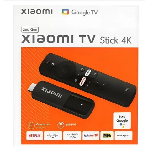 Xiaomi Mi Tv Stick Resolução 4K Android TV 8GB/ Quad -Core / Wifi 6 e Google assistente