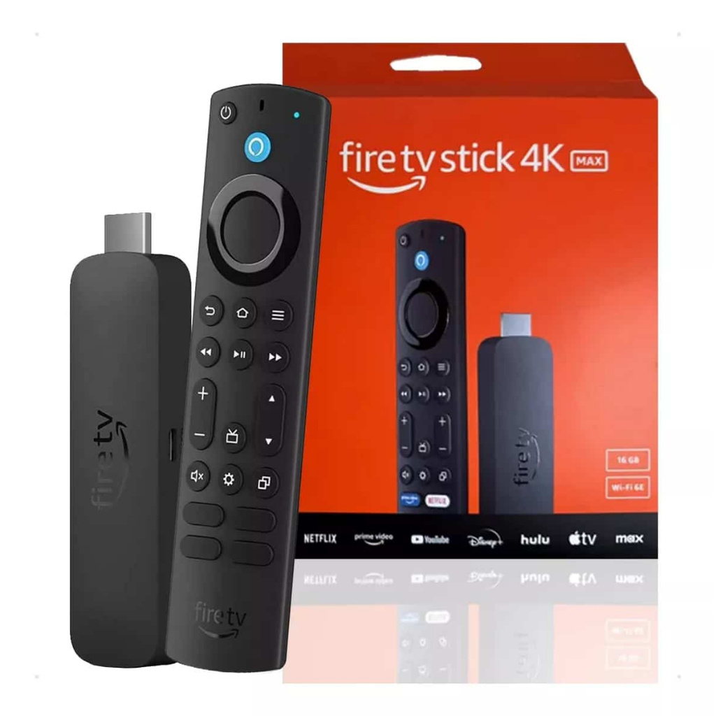 Amazon Fire TV Stick 4K Max 2ª Geração - 16GB Quad-core 2.0G Original Envio Imediato!