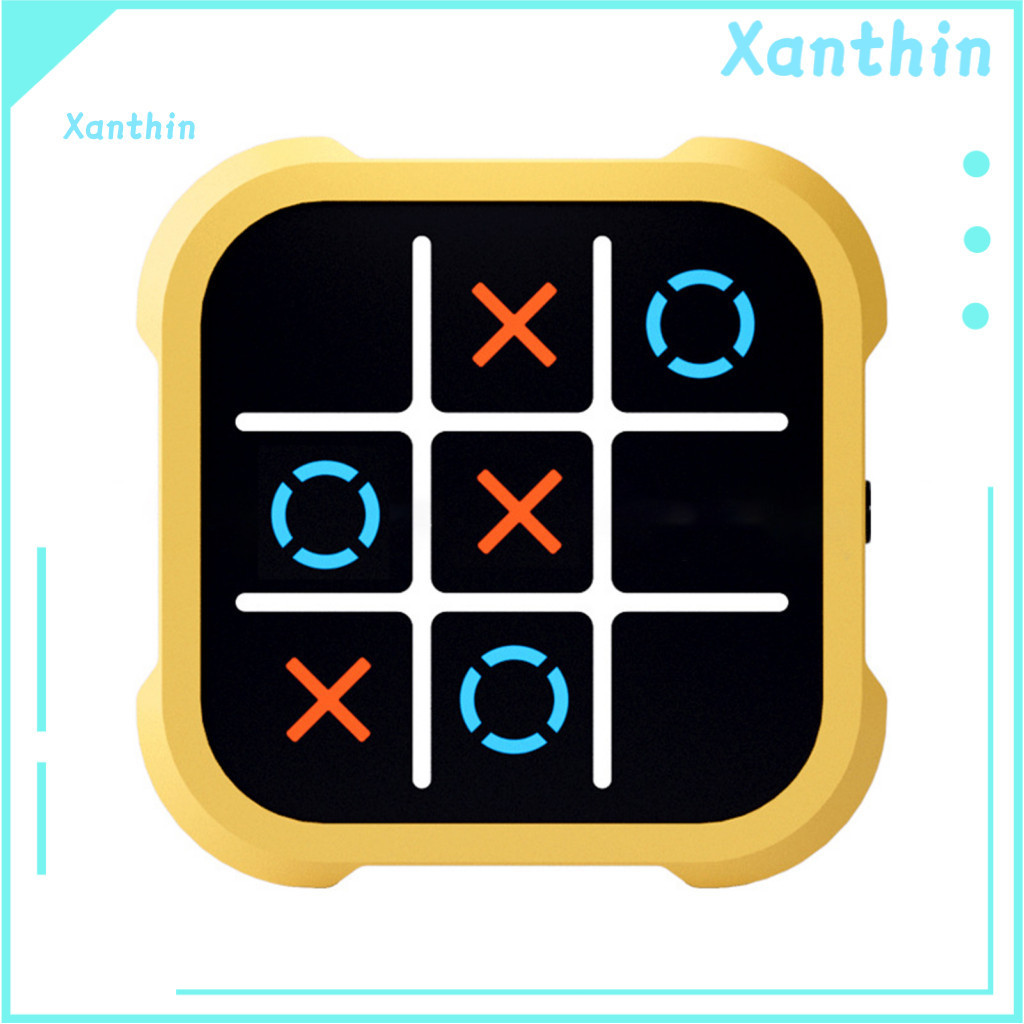 Kids Game Console Memory 3-in-1 Electric Toy – Xo Puzzle Socket Chess Portable Handheld Educational Gift for Toddlers