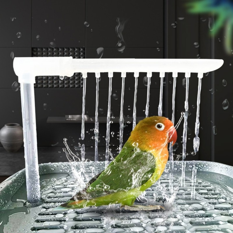 QUICKR USB Power Electric Parrots Banheira Bacia Chuveiro Fluxos Fácil Controle Para Pássaros Pequenos