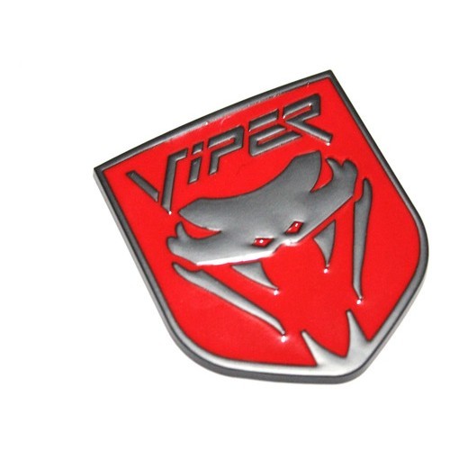 Emblema Dodge Viper Srt Charger Journey Challenger Durango Preto