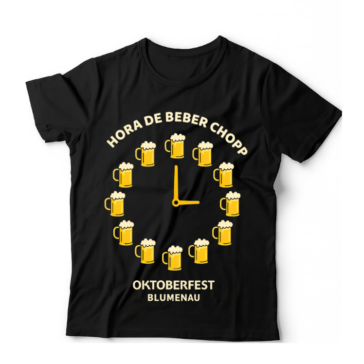 Camiseta Basica Estampada Camisa 100% Algodão Unissex Oktoberfest