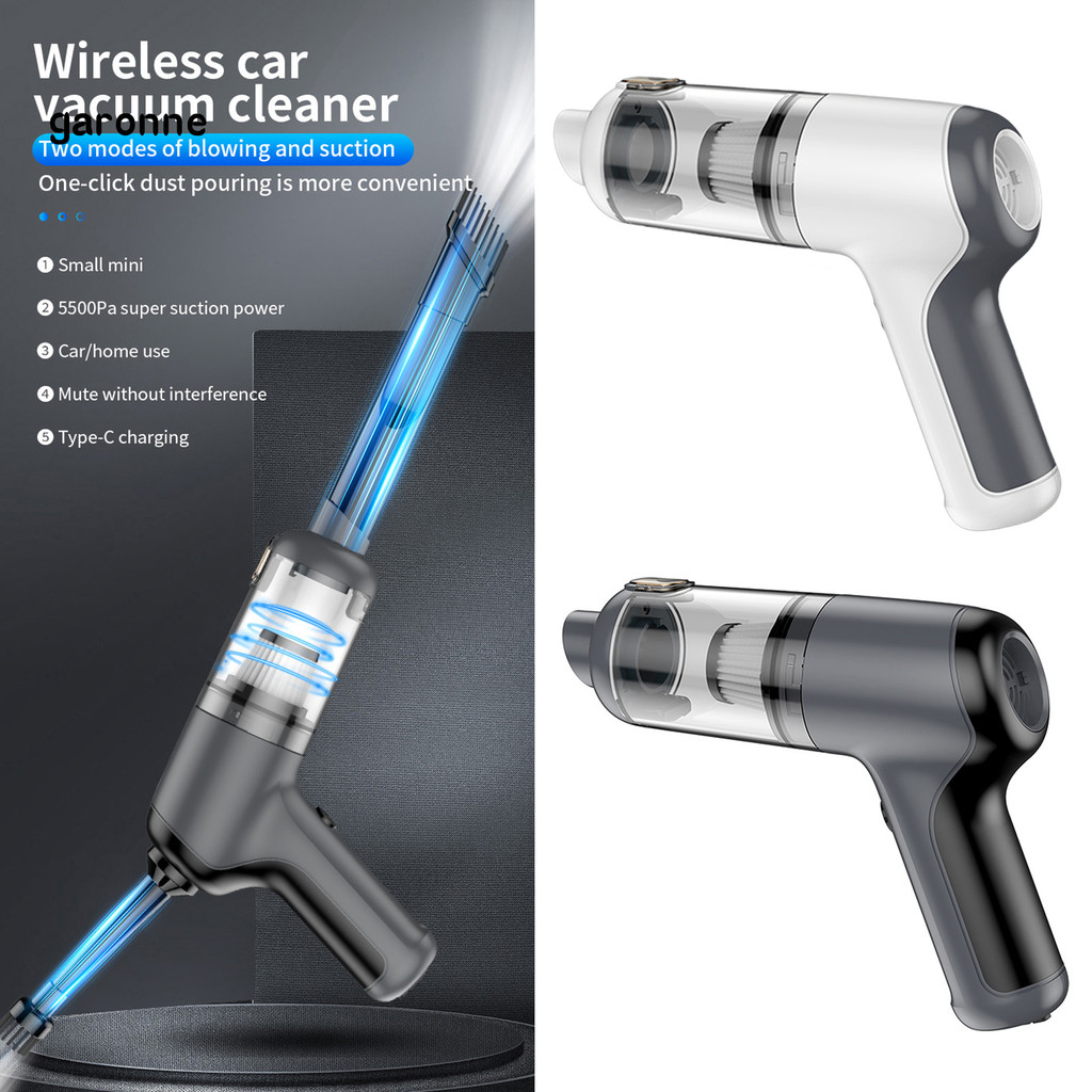 GA-Aspirador De Pó Para Carro , Sem Fio , Portátil , Sistema De Filtragem Dupla , 5500PA , Potência De Sucção , Recarreg