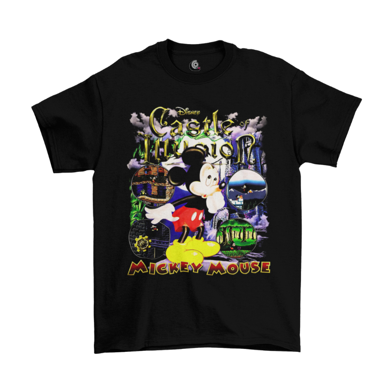 Camiseta Camisa Algodão Unissex Games (CASTLE ILLUSION)