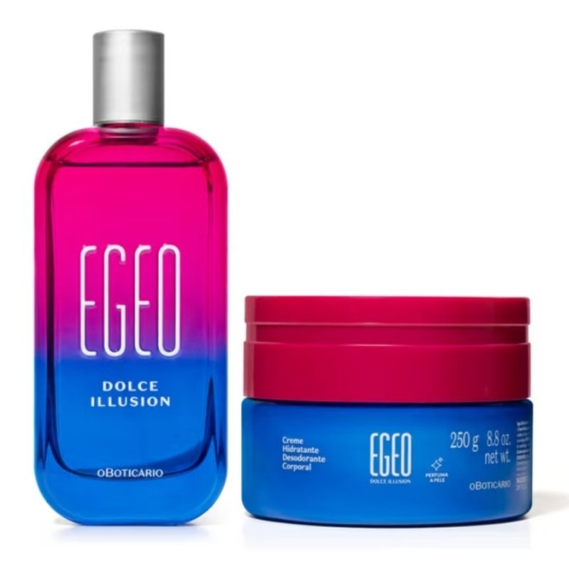 Combo Egeo Dolce Illusion: Desodorante Colônia 90ml + Creme Desodorante Corporal 250g