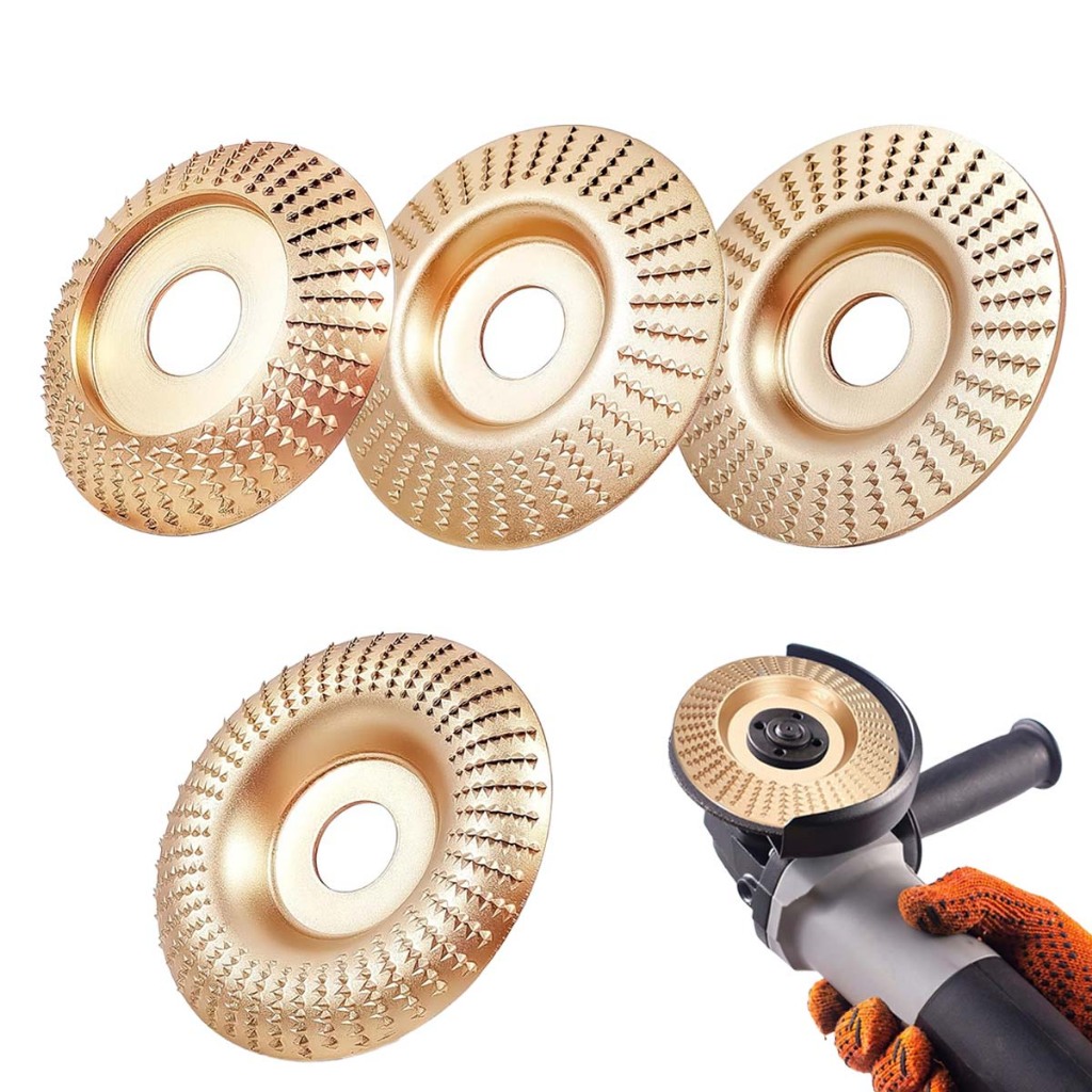 4pcs Tungsten Carbide Grinding Wheel Disc para esmerilhadeira angular de 22 mm