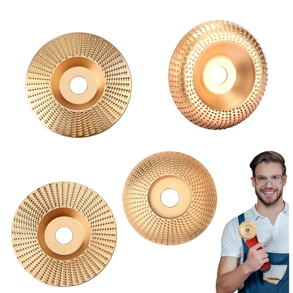 4pcs Tungsten Carbide Grinding Wheel Disc para esmerilhadeira angular de 16 mm
