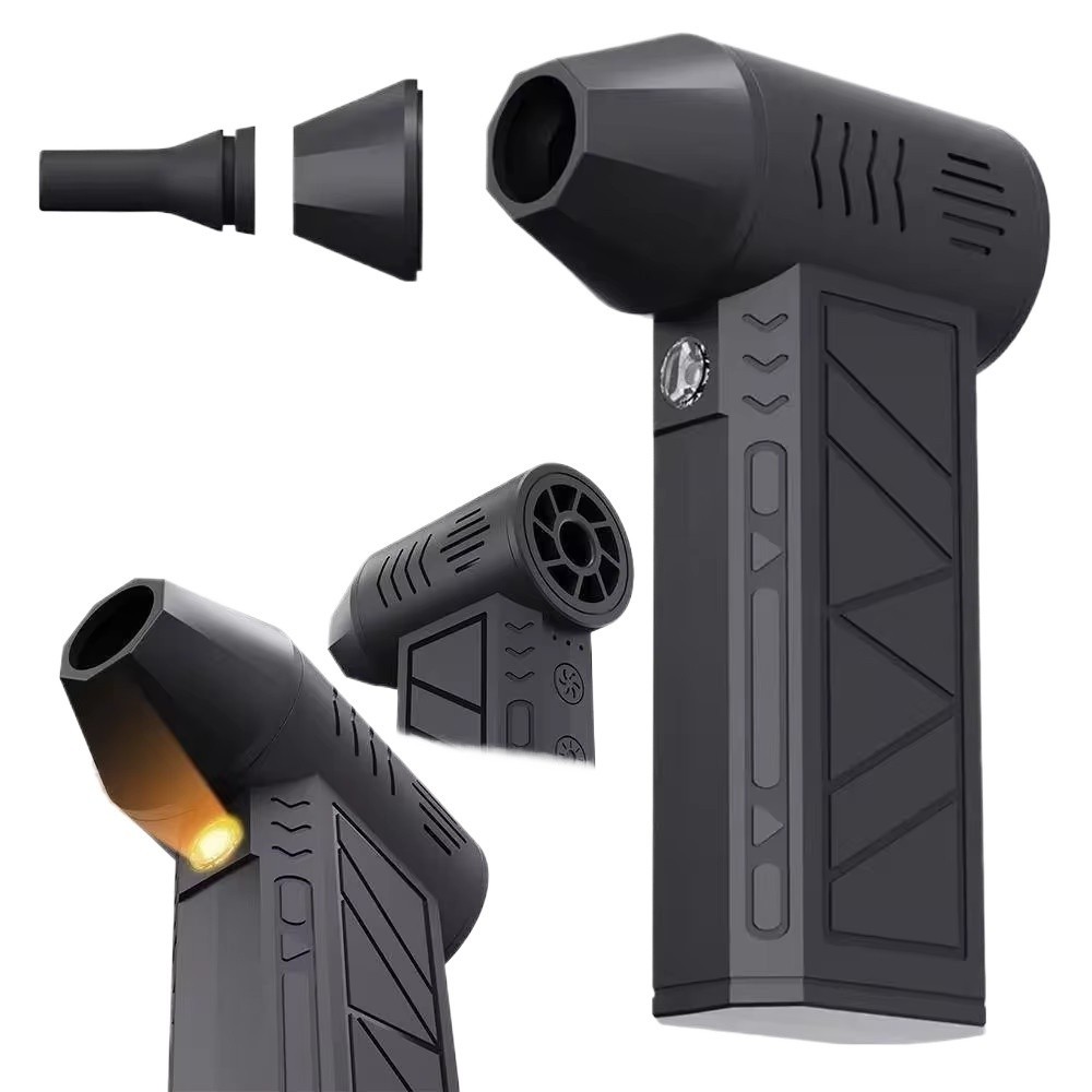 Ventilador Mini Turbo Sem Fio Recarregável USB 130000 Rpm