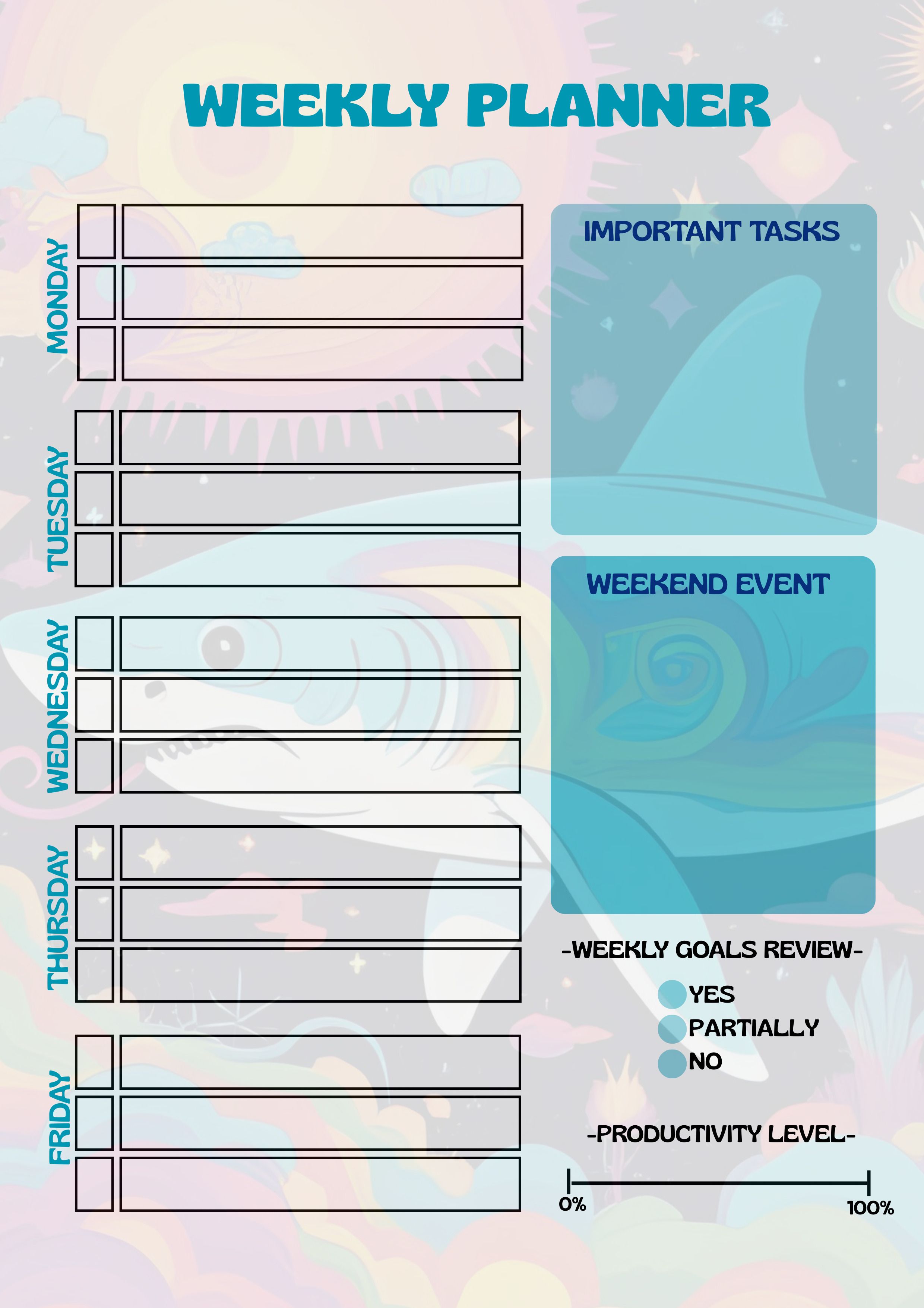 Shark Planner: Straight to Success