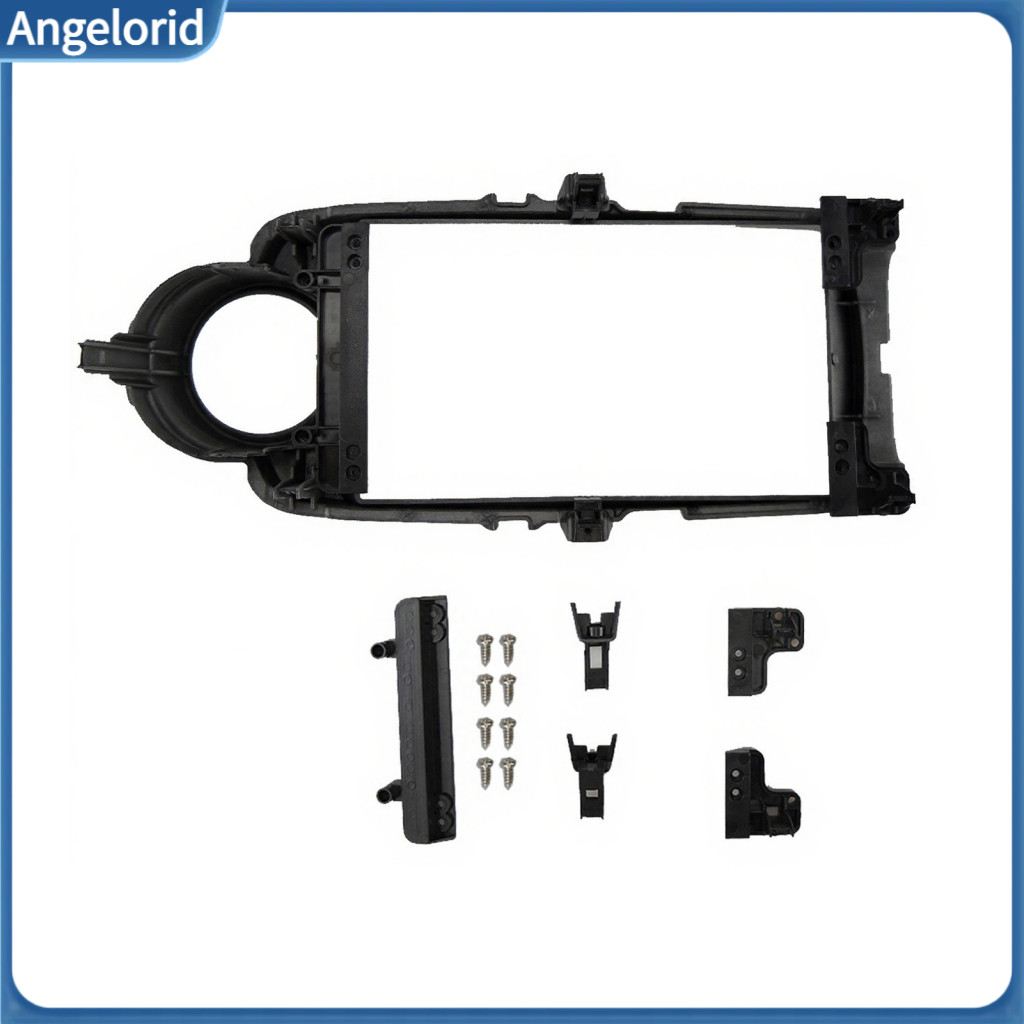 Replacement Dash Face Plate Double Din Stereo Bezel 9 Inch Android Car Radio Kit for Toyota Yaris Vitz 2012-2017 Navigat