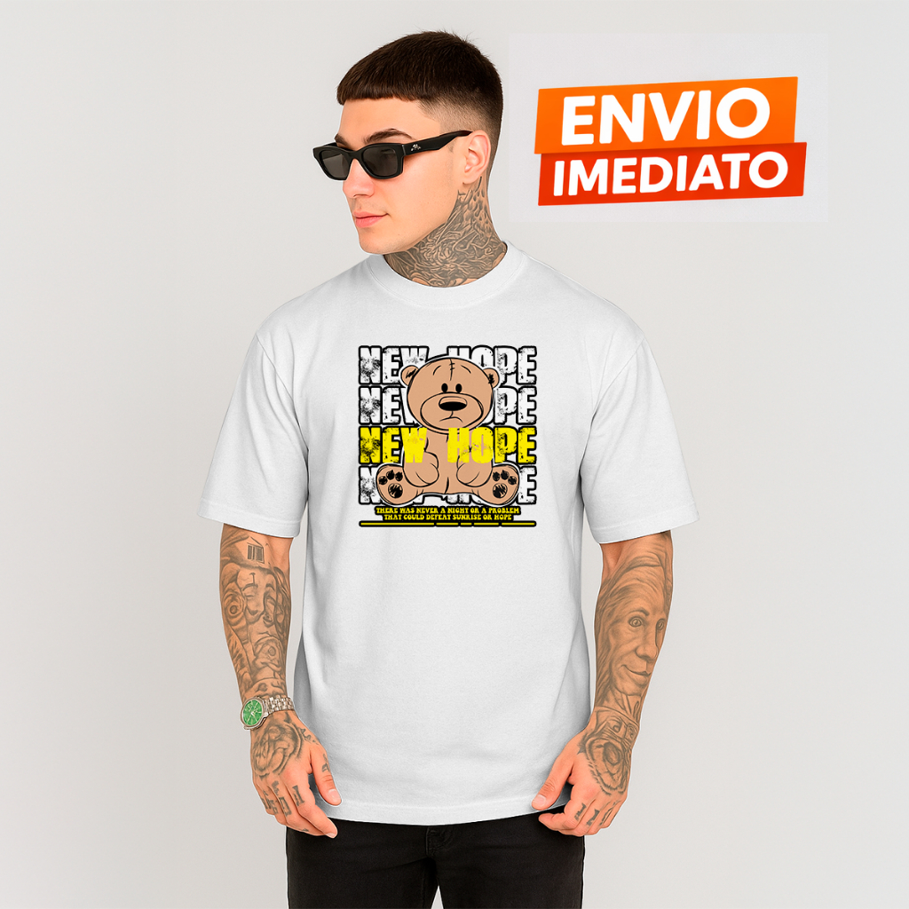 Camiseta Streetwear New Hope - Edição Resilience Bear