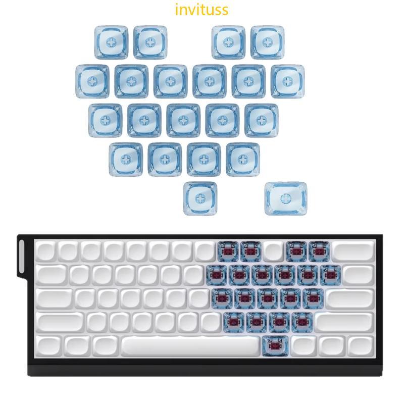 Inv Customs PC Keycaps Profile 1U 1 25U Impressão Substituição Da Capa Chave Para Teclados Mecânico