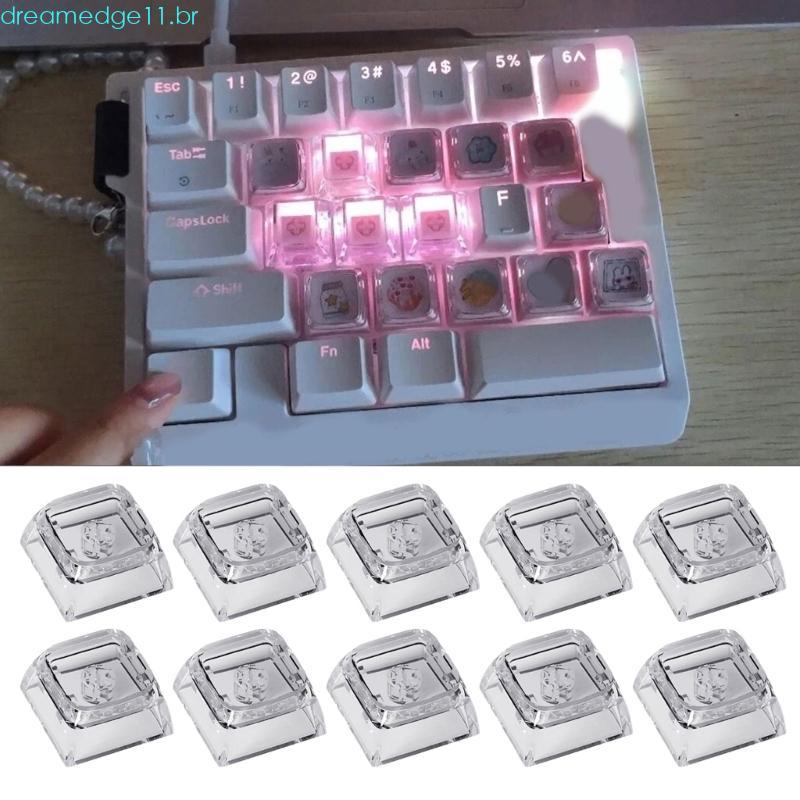 dreamedge11 Customs PC Keycaps XDA Profile 1U Impressão Capa Chave Substituição Para Teclados Mecâni