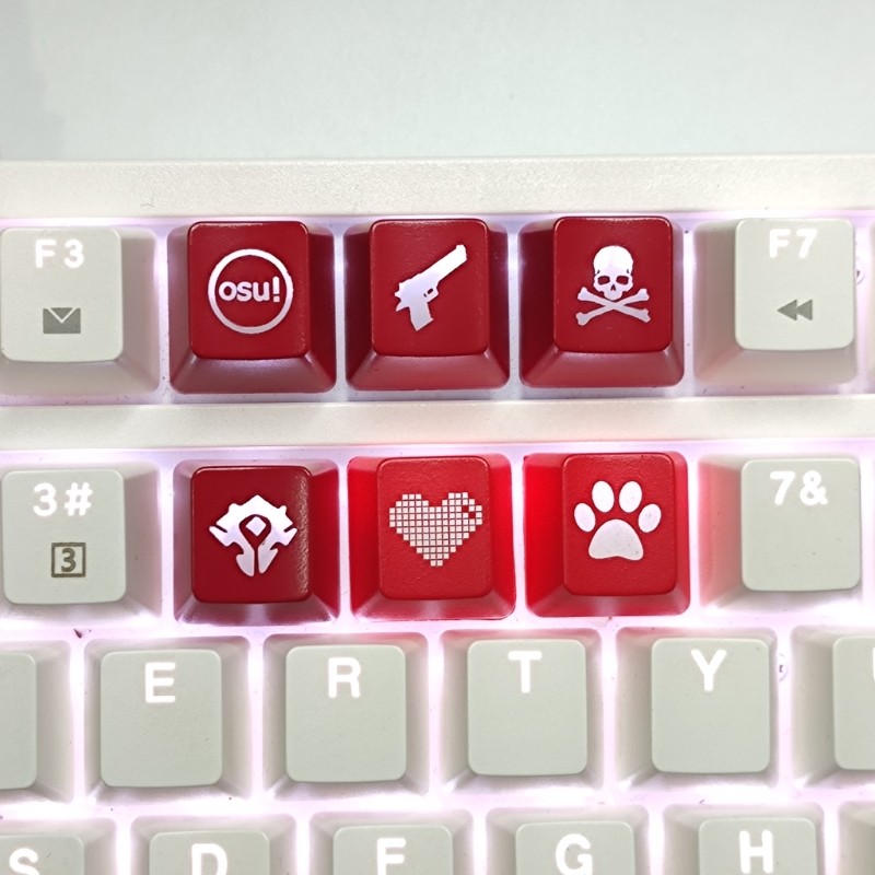 Teclado Mecânico IOR Customs Keycap Para Reparo De Chave Única ABS OEM Tampa De Substituição Retroiluminada Uso Sobressa