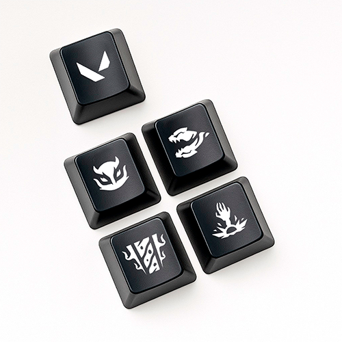 Keycaps Fade Valorant  PCS 4 Skills Teclado Mecânico Padrão MX Custom Personalizado