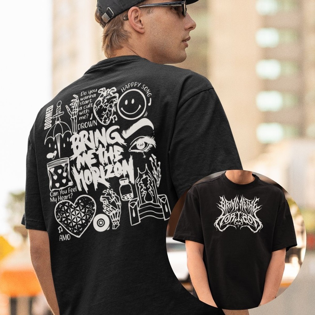 Camiseta Word Tour Bring Me The Horizon Rock Banda Doomed