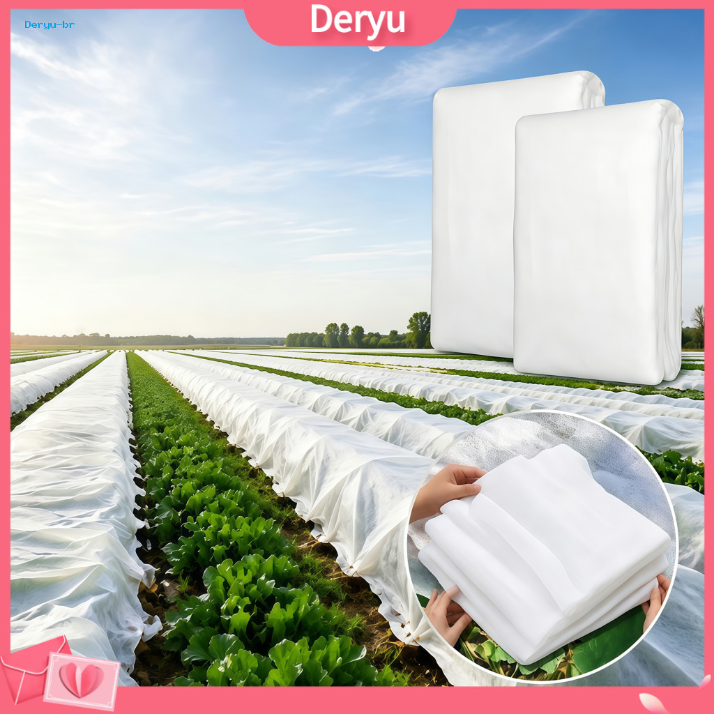 Plant Frost Protection Cover Thermal Insulation Thickened Non-woven Blanket – Breathable Cold-resistant Winter for Gar