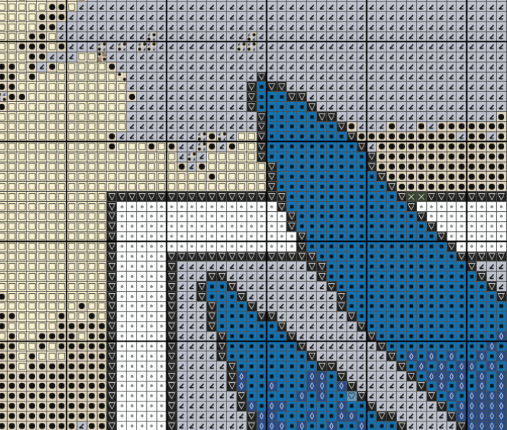 Attack on Titan Alas de Libertad - Patrón en punto de Cuz imprimible