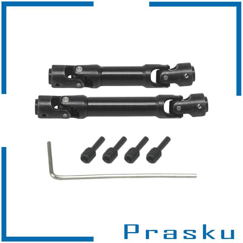 [Prasku] 2 Peças De Aço RC Car Drive Shafts Heavy Duty Shaft Eixos De Transmissão De Longa Duração Projetados Por Precis