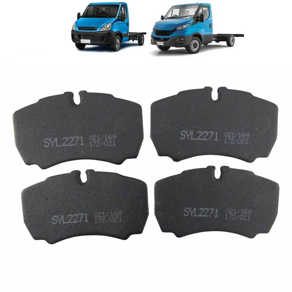 PASTILHA FREIO TRASEIRO DAILY 30S13 CITY 2.3 16V EURO 5 2018 A 2020/DAILY MY 30-130 APÓS 2019 42576680