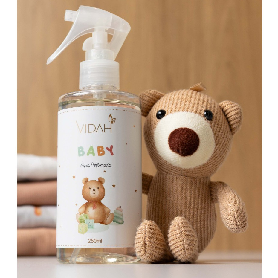 Água Perfumada Baby roupas, tecidos e lençóis com aroma de bebê 250ml