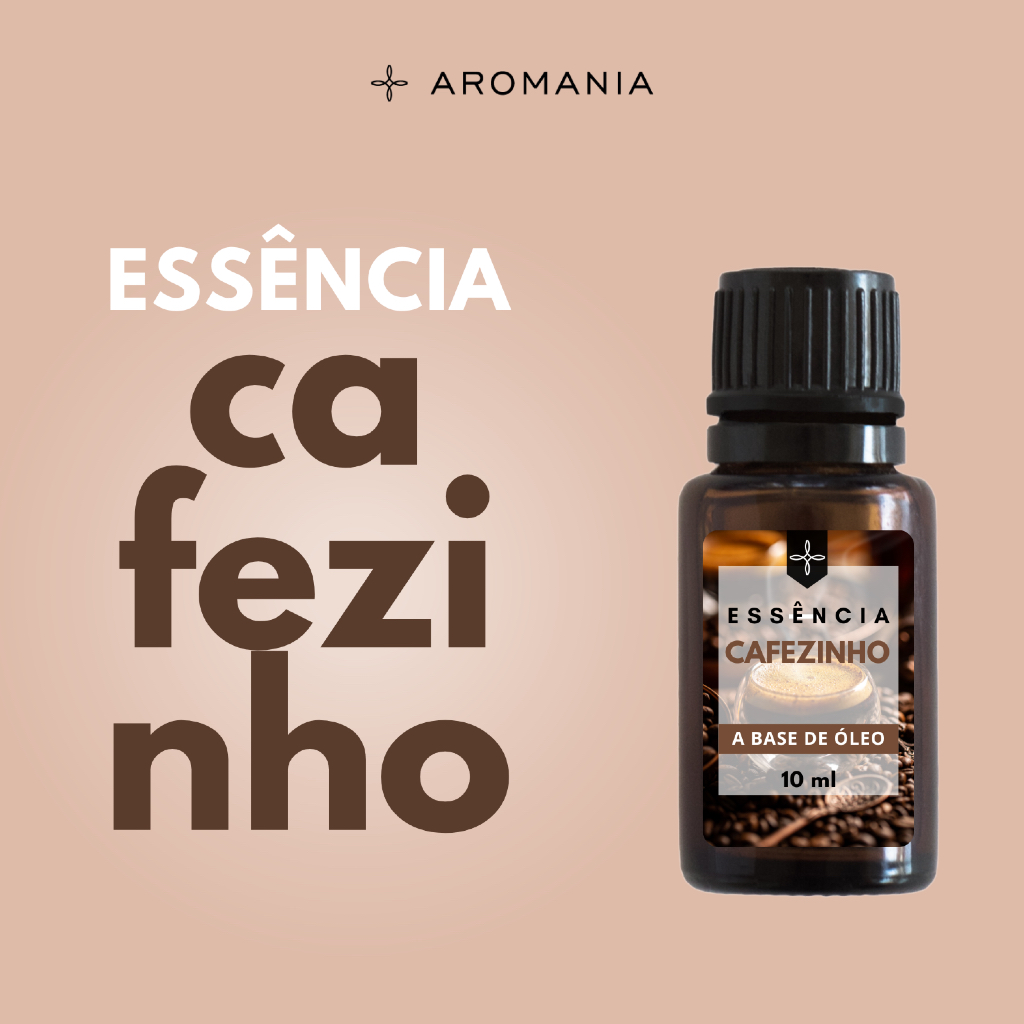 Essência Cafezinho 10ml | Aromatizador Concentrado | Aroma de Café Fresco
