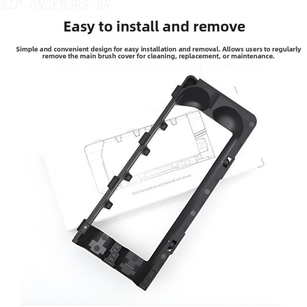 【ONCEMORG】Main Brush Cover Tool-free Installation Flexible Snap-clip Sturdy ABS Material