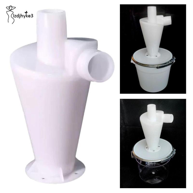 [lzdjhyke3] Separador De Ciclone De Poeira ABS Canister Coletor Industrial Acessório De Aspirador De Pó Para Lixar Massa