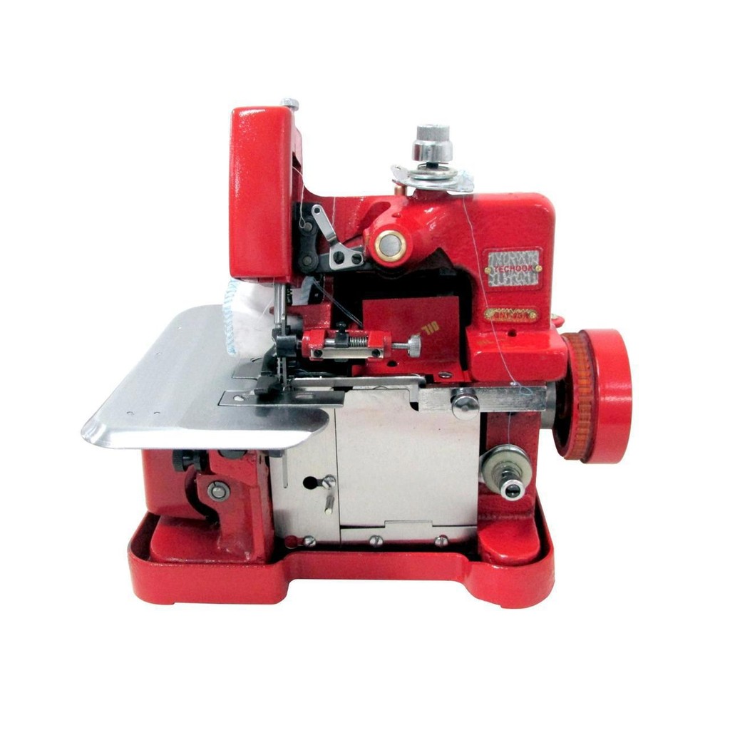 Máquina De Costura Semi Industrial Gn1-6d Portátil Vermelha