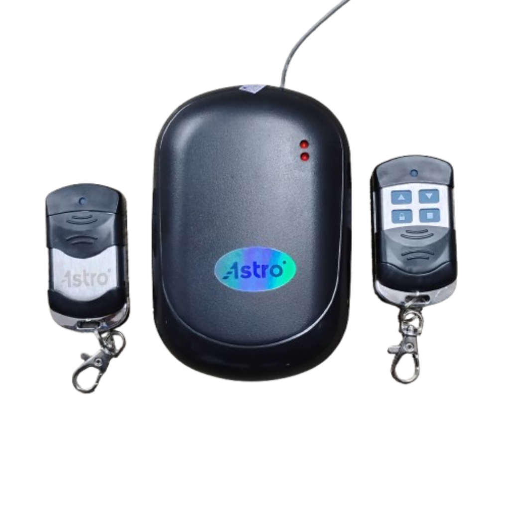 1 Kit Central Com 2 Controles Astro Para Porta De Aço/rolo