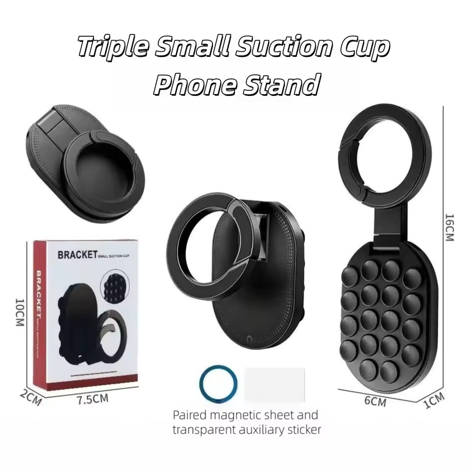MagLock Ventosa Telefone Sucção Montagem Magnética Suporte De Mesa Para Smartphone Transmissão Ao Vivo Viagem Ar Livre V
