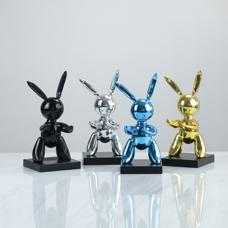 YBGE Nordic modern model home sales office abstract rabbit display piece hotel club creative art soft decoration