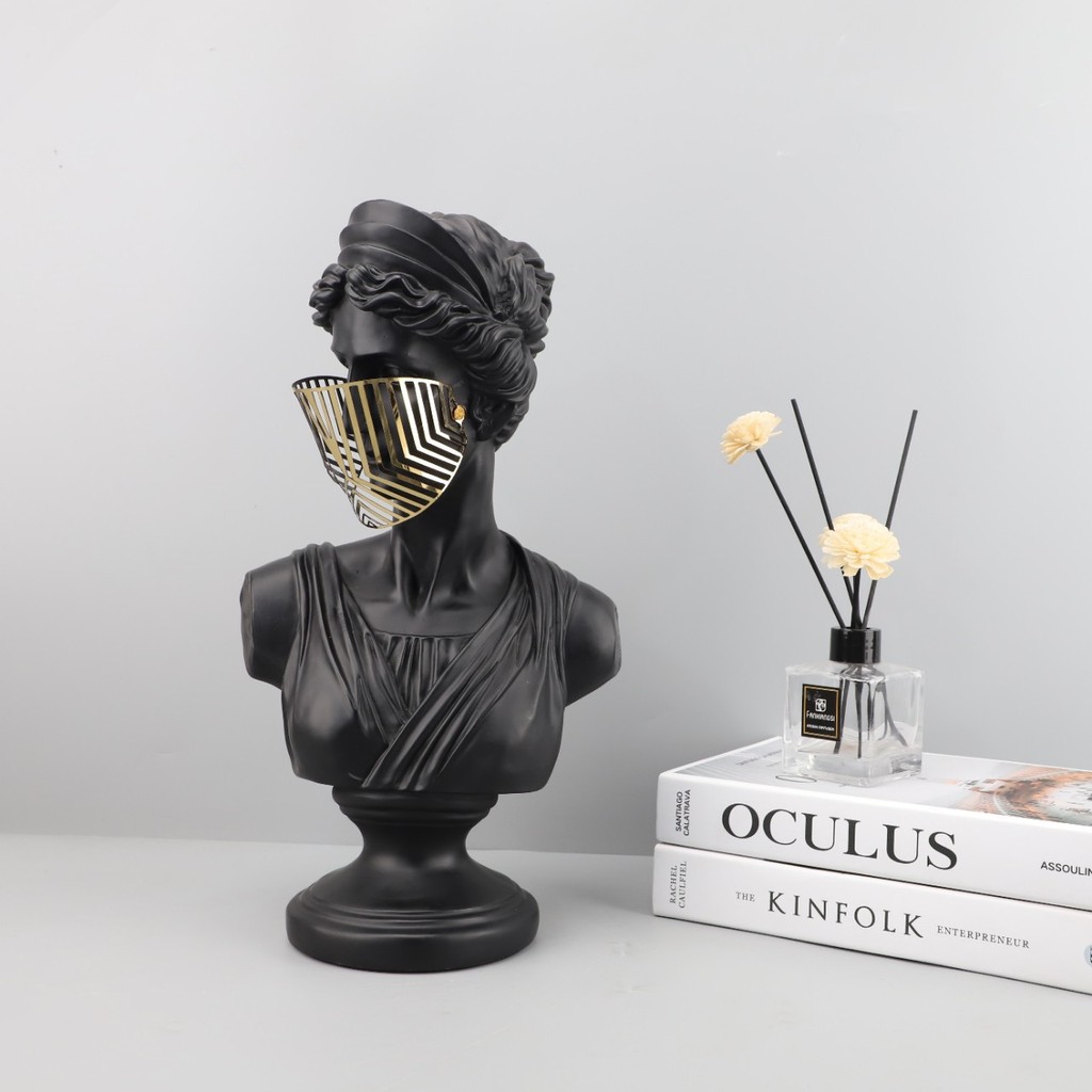 FLL4 European-style Venus de Milo and David figurines, suitable for living rooms, offices, hotels, exhibition halls, and