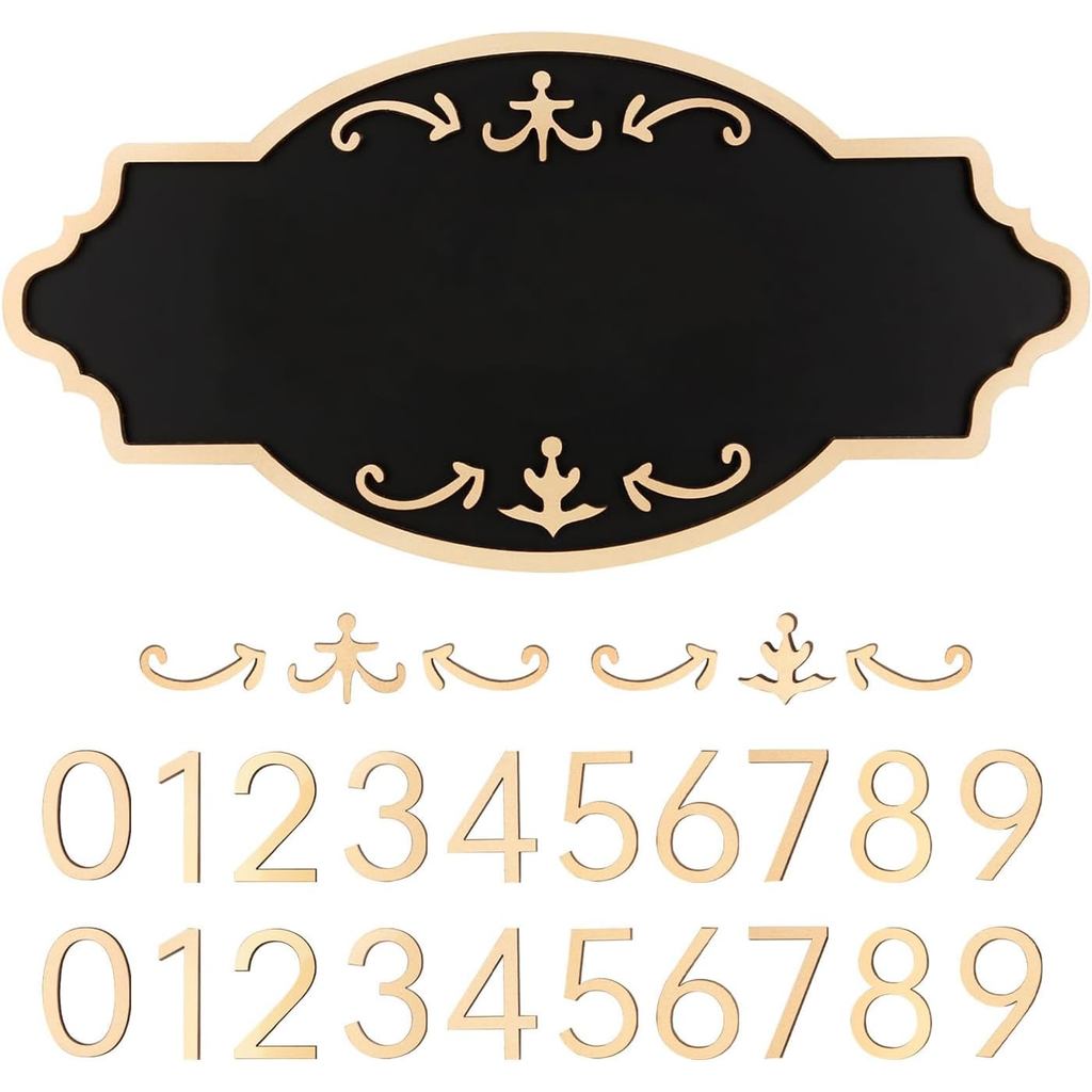 House Numbers for Outside, Personalized Address Signs for House, Mailbox, Apartment, Office, Coffee Shop, Hotel, Garden