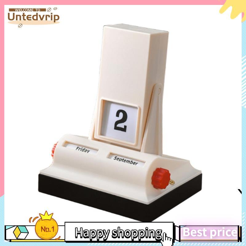 Flip Calendário Mesa Ornamento Decorativo De Para Hotel Quarto Sala Estar