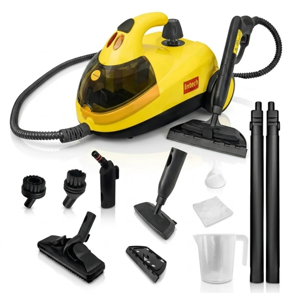 Limpador a Vapor 1500w Higianizadora Vapor De Alta Pressão Com Acessórios Para Limpeza Profunda