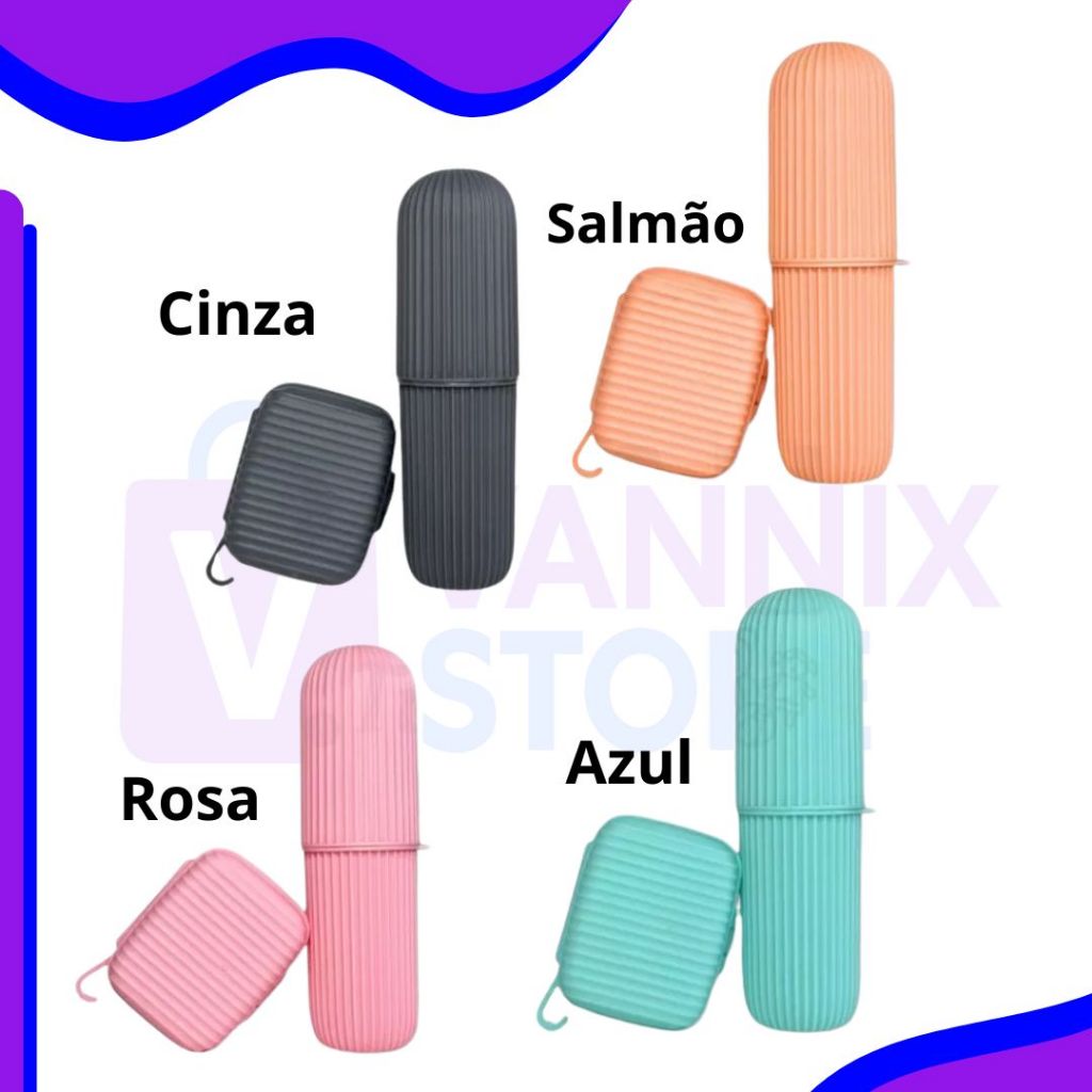 Saboneteira e Porta Escova Concept – Suporte para Pasta de Dente e Organizador de Banheiro