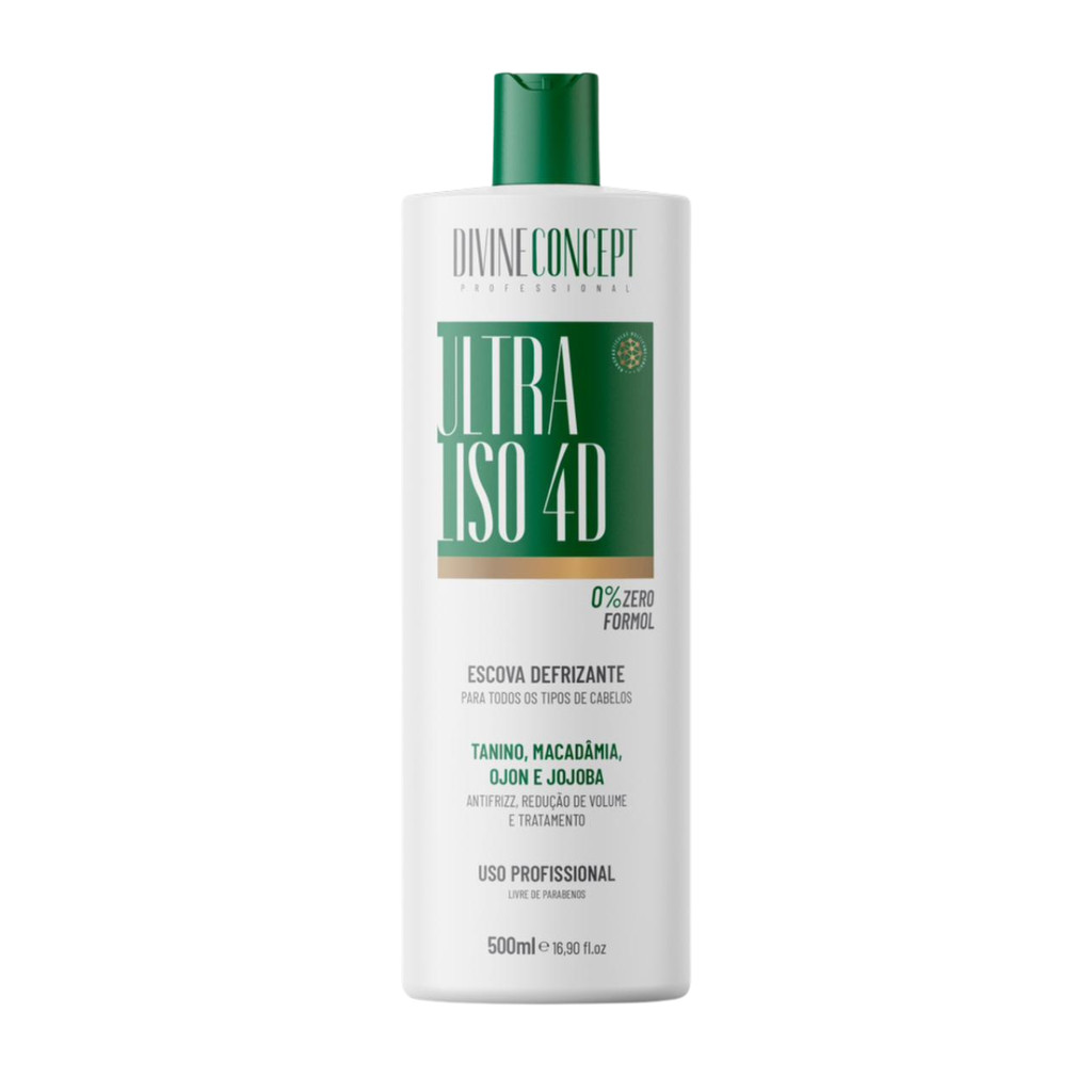 Progressiva Escova Defrizante Ultra Liso 4D Divine Concept 500ml